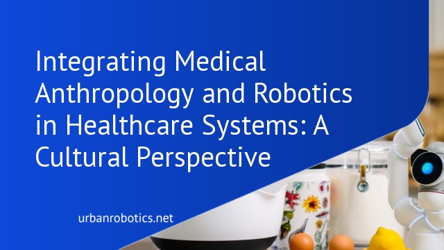 Integrating Medical Anthropology and Robotics in Healthcare Systems: A Cultural Perspective