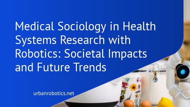 Medical Sociology in Health Systems Research with Robotics: Societal Impacts and Future Trends